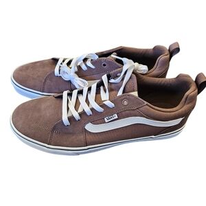 Mens Vans Filmore Suede Canvas Deep Taupe Shoes NEW Size 13